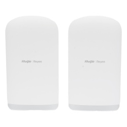 RUIJIE RG-EST350G Kit Punto a Punto Ruijie RG-EST350G / Wi-Fi 5 (802.11ac Wave2) 867 Mbps / Antena 16 dBi MIMO 2x2 MU-MIMO / 3 Puertos Gigabit / Alcance 5 km (16 404 ft) / IP55 / Administracion Cloud