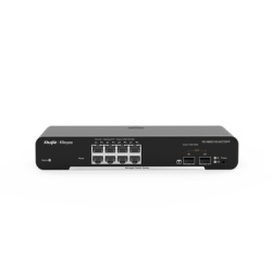 RUIJIE RG-NBS3100-8GT2SFP-P Switch Administrable PoE Capa 2 con 8 puertos Gigabit PoE 802.3af/at + 2 SFP para fibra 1Gb gestion gratuita desde la nube 125w