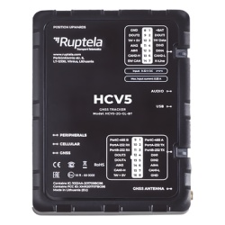 RUPTELA HCV5 Localizador 4G LTE Obtenga informacion de la computadora del vehiculo lectura CAN OBD y LCV / Sensores Bluetooth / Vehiculos ligeros / Vehiculos pesados / RS485 / RS232 / Analogico / RFID