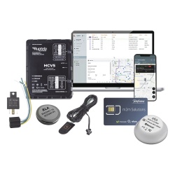 RUPTELA HCV5KITMAG2 Kit de Localizador 4G LTE / 1 BLUEPUCKMAGKIT + 1 MICSIM25GPS y datos por 1 ano + 1 EPCOMGPSMENSUAL + RELAY + Boton SOS