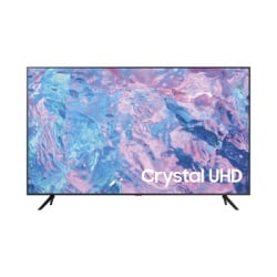 SAMSUNG ELECTRONICS UN43CU7010FXZX Smart TV 43" UHD 4K (3840x2160p) / 3 Entradas de Video HDMI / 2 Bocinas de 10 W / Compatible VESA (200 X 200) / Compatible con Google y Alexa / WiFi (5 GHz) / eARC / Ideal para uso residencial