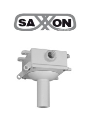 SAXXON 42160 SAXXON WBWH&WB8203 - Brazo de montaje en techo de 20CM con caja de conexiones para gabinete / Aluminio