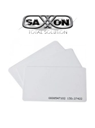 SAXXON SXN0760005 SAXXON SAXM02UF - Tarjeta de Proximidad ID Frecuencia 125 Khz 0.88mm Folio Impreso para Control de Acceso