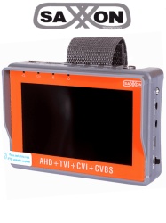 SAXXON SXN1660001 SAXXON TES07MC- Probador de Video de Pulsera con Pantalla de 4 Pulgadas/ Soporta Resolucion de Hasta 4 Megapixeles/ Soporta: HDCVI/TVI/AHD/ Salida de Energia de 12vdc para Alimentar
