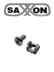 SAXXON SXN4870001 SAXXON SXSCW001- Tornillos de acero inoxidable para Rack / Acero Inoxidable / 12-24 / Bolsa de 50 pz