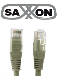 SAXXON TCE119009 SAXXON P5E1UG - Cable patch cord UTP 1 metro / CAT 5E / Color gris