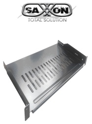 SAXXON TCE4400064 SAXXON 70140101- Charola ventilada para gabinete y rack/ Medidas de 19 pulgadas de ancho x 25.4 cm de profundidad/ 1 UR/ Soporta hasta 10 KG