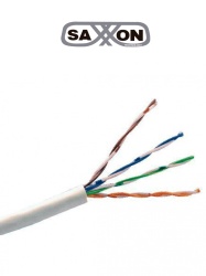 SAXXON TVD119148 SAXXON OUTP6CCA305BC - Cable UTP CCA / Categoria 6 / Color blanco / Interior / 305 Mts / Redes / Video / 4 Pares