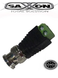 SAXXON TVN017002 SAXXON PSUBR14 - Bolsa de 10 conectores BNC macho con terminales tipo tornillo