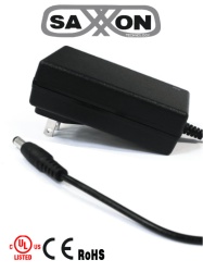 SAXXON TVN0830049 SAXXON PSU1203 - Fuente de Poder Regulada de 12 Vcc 3 Amperes/ Cable de 1.2 Metros/ Para Usos Multiples: Sistemas de CCTV Acceso Asistencia etc/ Certificacion UL/