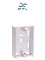 SBE TECH SBT1630003 SBE TECH SBE-CUNIV2- Caja universal de PVC 2X4 reforzada con rango de temperatura de trabajo -20C hasta 65C facil instalacion y limpieza