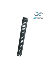 SBE TECH SBT1940038 SBE TECH -OV20URS- Organizador de cable vertical de 20 UR (3 FT) sencillo con canal 3" x 3"