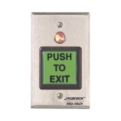 SECURITRON-ASSA ABLOY AC-PB2 Boton Momentaneo con Garantia de Por Vida NO NC/ Cubiertas Intercambiables