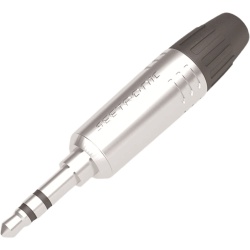 SEETRONIC M2TP3C Conector Delgado Estereo | 3.5 mm | Carcasa Cromada Perla | Contacto Niquelado | Cable OD 2-4 5 mm - Img 2