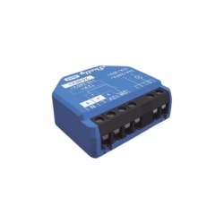 SHELLY SHELLY1GEN3 Relevador inalambrico inteligente 16A 110-230 V 1 salida de contacto seco compatible con asistente de voz Alexa Google Home