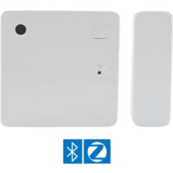SHELLY SHELLYBLUDOORWINZB Sensor de Puerta/Ventana Bluetooth y Zigbee / Detección de Apertura, Cierre e Inclinación / Sensor de Luz Incorporado / Batería CR2032