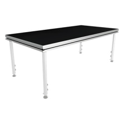 SHINESTAGE YS4 Tarima modular para escenario | 2 metros x 1 metro | aluminio