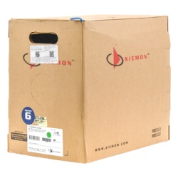 SIEMON 9C6R4-E3-RXA Bobina de Cable UTP Cat6 23 AWG de 4 Pares Alto Desempeno PVC (CMR) 305 Metros (1000 Pies) Reelex (Color: Azul) - Img 6
