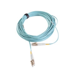 SIEMON FJ2-LCLC5L-10AQ Jumper de Fibra Optica Multimodo 50/125 XGLO OM3 LC-LC Duplex OFNR Color Aqua 10 Metros (32.81 Pies)