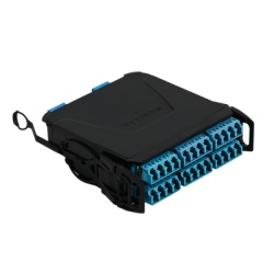 SIEMON LVM24TFLSU-BLUA Modulo Plug & Play LightVerse Hasta 24 Fibras Base 12 Hembra Shuttered LC/UPC para Fibra Monomodo UL Loss