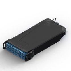 SIEMON LVS12-SCUALAB1A Cassette para Empalme (Fusion) LightVerse Hasta 12 Fibras Conectores SC/UPC Shuttered para Fibra Monomodo 900um 1 Metro (3.28 Pies)