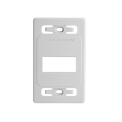SIEMON MX-FP-S-03-02 Placa de Pared Modular MAX de 3 Salidas Color Blanco