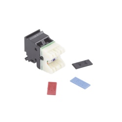 SIEMON MX6-F01 Jack MAX UTP Categoria 6 Estilo 110 Montaje Plano Color Negro