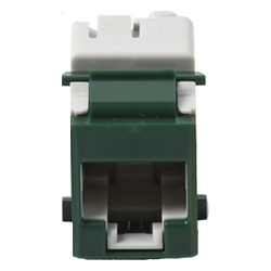 SIEMON U6A-K07NS Jack Ultramax Cat6A UTP Tipo Keystone Color Verde Punch Down