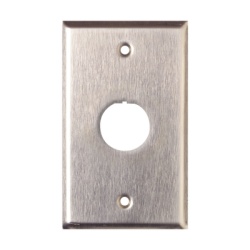 SIEMON XFP-S-01-SS Placa de Pared Reforzada de Acero Inoxidable Para Uso Industrial de 1 Puerto