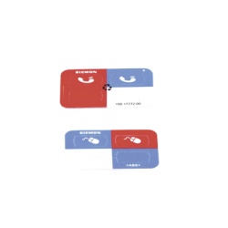 SIEMON Z-ICON-06B Icono Ultramax para Identificacion de Jacks Color Azul Bolsa con 100 Piezas