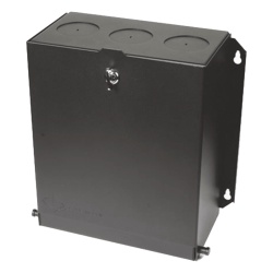 SIEMON ZU-MX-24P Caja de Zona (Punto de Consolidacion) de 24 Puertos Ideal para Soportar Cableado en una Gran Variedad de Areas de Trabajo Compatible con Conectores MAX Z-MAX o TERA Color Negro