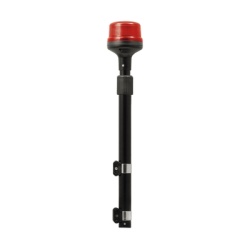 SIGNALPRO SPT16R Luz Telescopica para Motocicletas de 8 LED Rojo Lente Rojo SAE