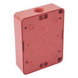 SILENT KNIGHT BY HONEYWELL SBI/O Caja de Montaje 2" x 4" Para Estacion Manual de Jalon Silent Knight