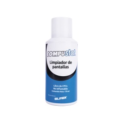SILIMEX COMPUSTAT Limpiador de Pantallas y Camaras Protector Anti-Estatico en Aerosol con Proteccion Contra Rayos UV Repelente de Polvo 170 ml
