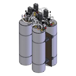 SINCLAIR TJ2214-3 Combinador SINCLAIR 4 Canales 148-174 MHz Cav. de 7" Montaje Rack 19" 125 Watt N Hembras.