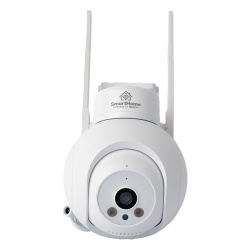 SMARTHOME BY EPCOM SCAM2PT4G Camara IP PT 2 MP | CSIM 4G | Vision Nocturna a Color | Audio Bidireccional | Autoseguimiento Inteligente | Grabacion Continua | Uso en Interior | Exterior con Proteccion