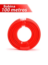 SOLAREVER SLV3240002 Cable Fotovoltaico carrete 100 metros lineales color Rojo 6mm2 / Calibre 10AWG / Cubierta libre de halogenos cero propagacion de llama / 1.0/1KVAC 1500DC