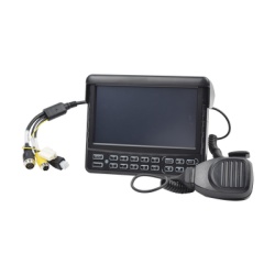 STREAMAX XMRCP4 Panel de Control Dactilar Multifuncional con Monitor de 7" / Soporta Audio de Dos Vias / Compatible con DVRÂ´s Moviles XMR Epcom