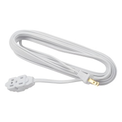 SURTEK SYS-136144 Extension Electrica Domestica de 6 metros / 127 V CA 8 A Maximo / Color Blanco.