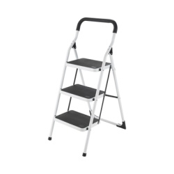 SURTEK SYS-ETT-3 Escalera Plegable Tipo Taburete de Acero de 1.13 m.
