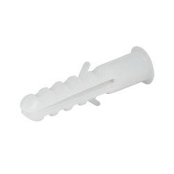 SURTEK SYS-TQ6 Taquete blanco #6 / Bolsa con 25 piezas.