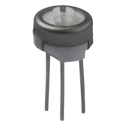 Syscom 3329H-204-ND Potenciometro Cermet Trimer de 200k Ohm 1 Vuelta 0.250" Diam. 0.5 Watt Terminales para PCB.