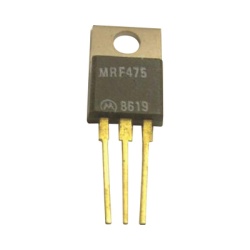 Syscom MRF475 Transistor NPN de Potencia RF Silicio de 30 MHz 13.6 Vcc 4.0 Amp. 10 Watt TO-220AB.