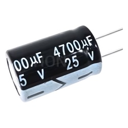 SYSCOM PARTS 4700M0025V Capacitor Electrolitico 4700 ÂµF 25 V