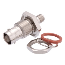 SYSCOM PARTS SPE-9185 Adaptador BNC Hembra a SMA Hembra