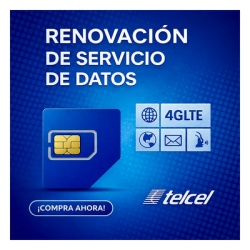 Syscom RSIM2GBTELCEL Renovacion de plan anual de servicio de 2GB para SIM TELCEL