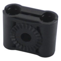 SYSCOM TOWERS CB-38 Paquete de 10 Sujetadores Plasticos Para Cable Coaxial de 3/8"
