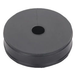 SYSCOM TOWERS CI-1-12 Inserto de Caucho de 4" Con Un Orificio para Cable de 1/2 in