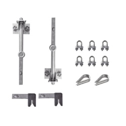 SYSCOM TOWERS KIT-LV45 Kit de Linea de Vida para Torres STZ35G y STZ45G hasta 45 metros de altura.