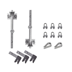 SYSCOM TOWERS KIT-LV60 Kit de Linea de Vida para Torres STZ45G hasta 60 metros de altura.